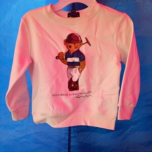 Polo by Ralph Lauren Kids White Sweatshirt with Polo Bear